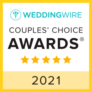 Wedding Wire Couples Choice Award 2021 Badge